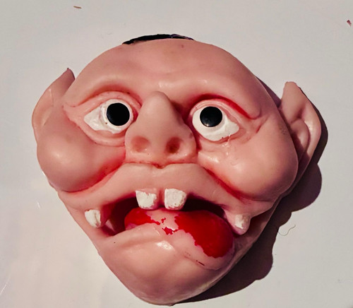Vintage ugly face - face, rubber