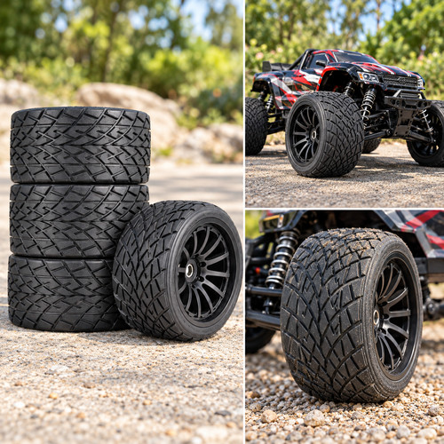 4pc rubber tyres - 4pc, wheels