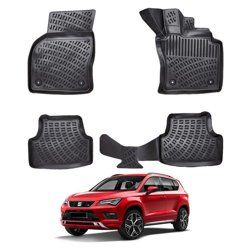 Rubber floor mats set heavy - floor,
