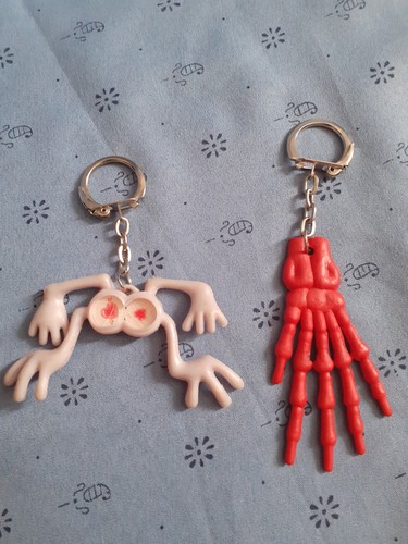 Rubber skeleton hand - rubber,