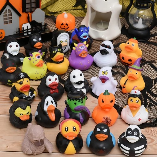 6pcs hallowen rubber ducks - hallowen,