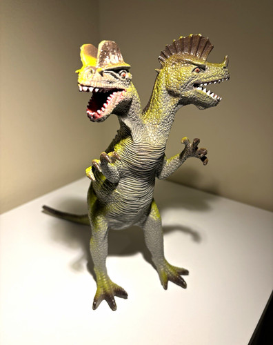 Vintage two headed dinosaur - two,